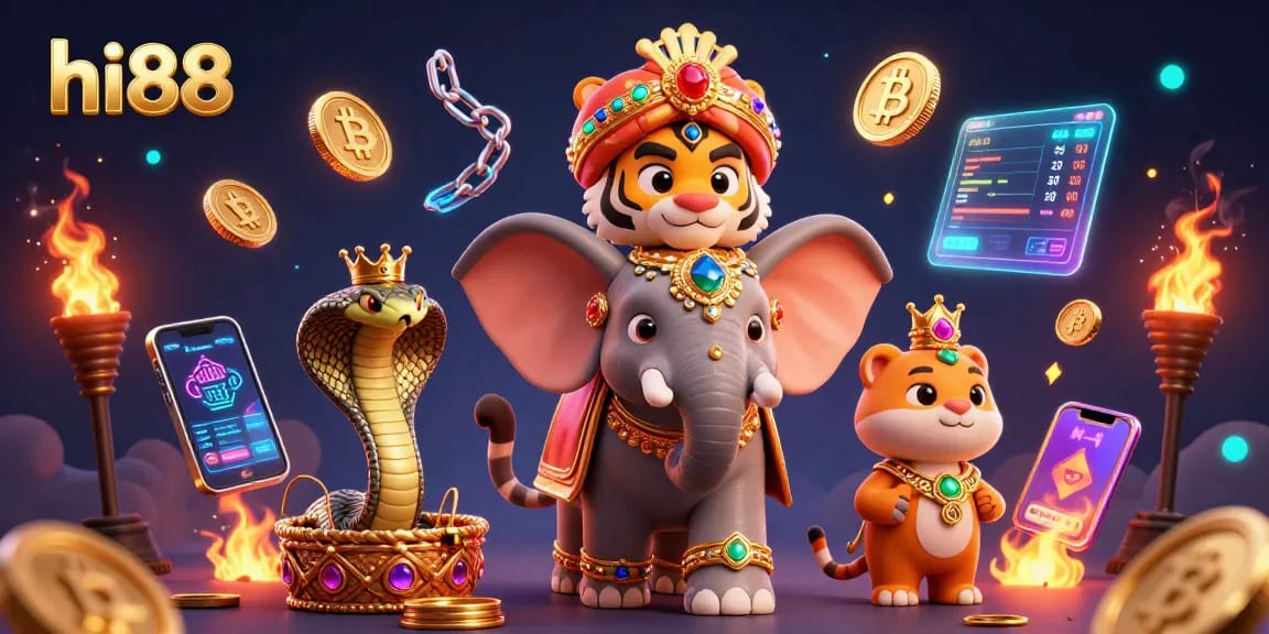 Experience winning strategies at hi88 with vibrant casino elements and crypto coin dynamics.