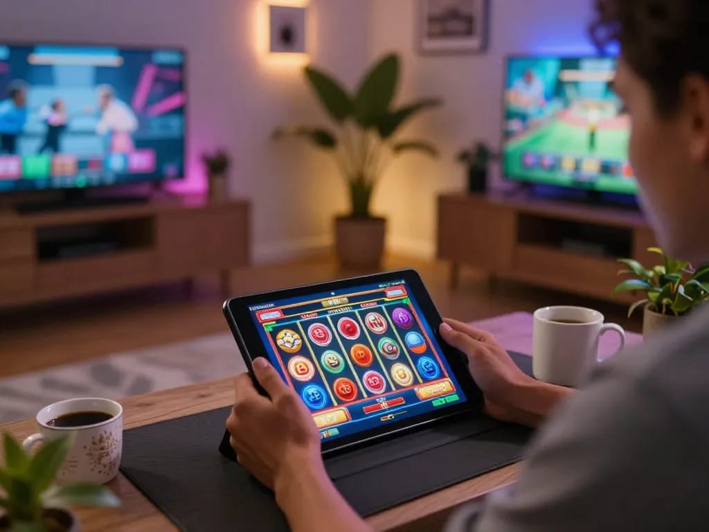 Engage with exciting slot games at https://jili777.fit/ in a cozy home gaming setup