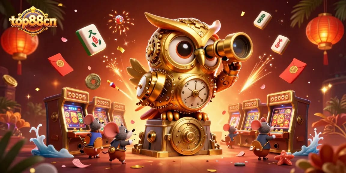 Win big at top88cn with an exciting illustration showcasing a vibrant casino atmosphere.