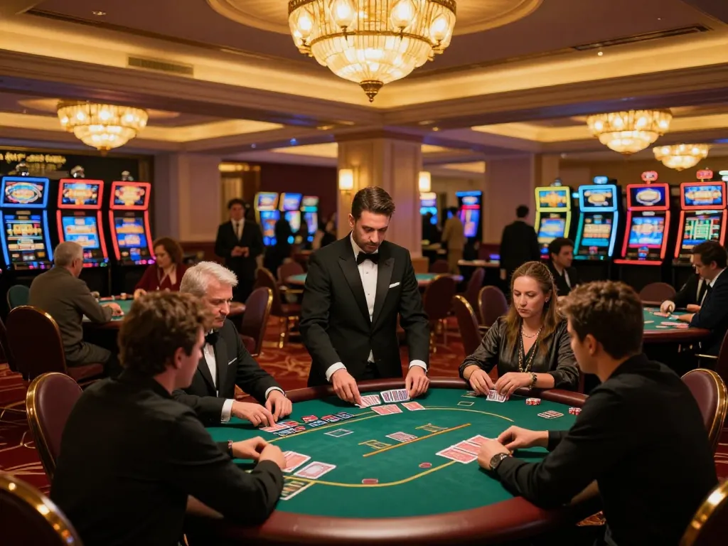 Players enjoying a thrilling game of poker at the Fun88 casino, showcasing intense focus and strategic gameplay.