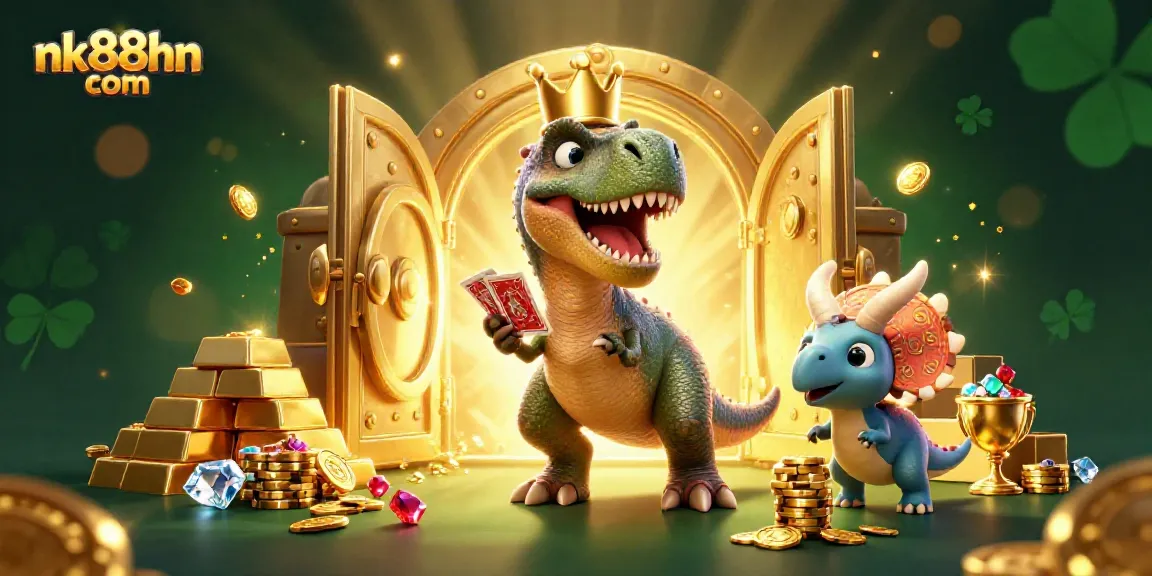 Join the fun at nk88hn com with friendly characters in a vibrant online casino scene.