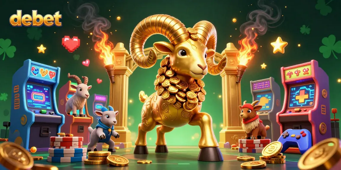 Experience debet like never before with a vibrant 3D casino scene full of animated gaming elements and golden rewards.
