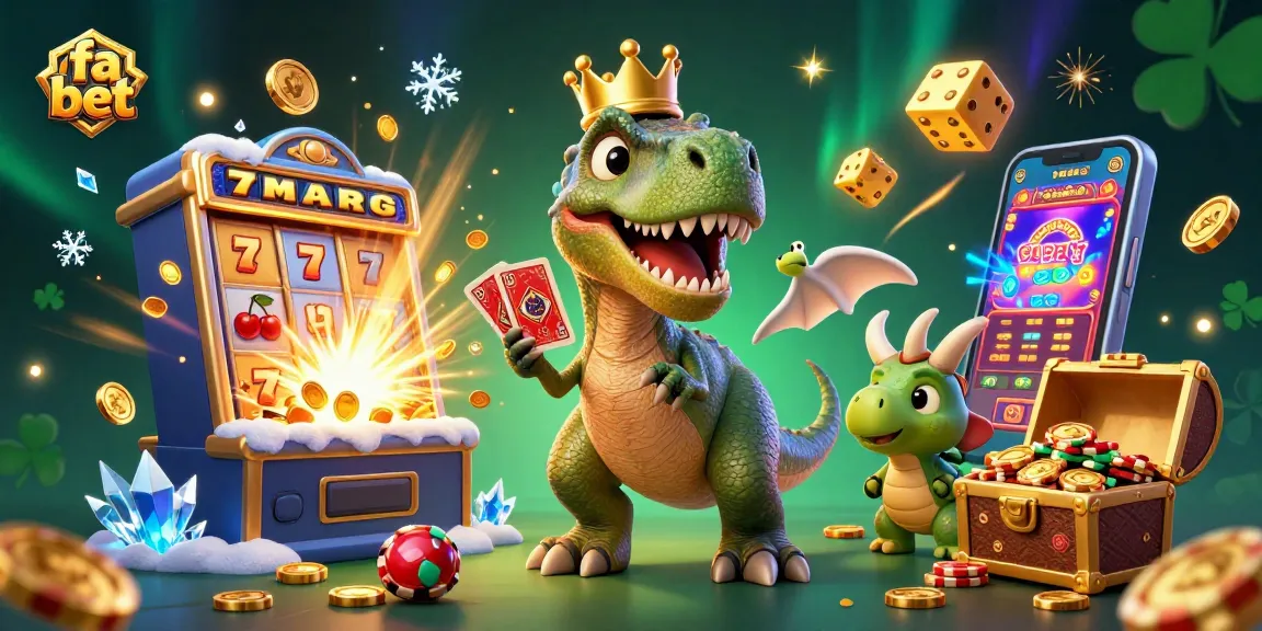 Experience the thrill of betting with fa bet through exciting casino action and friendly dinosaur characters.