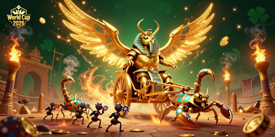 Engage with World Cup 2026 through this vibrant, dynamic illustration showcasing a unique gambling atmosphere.