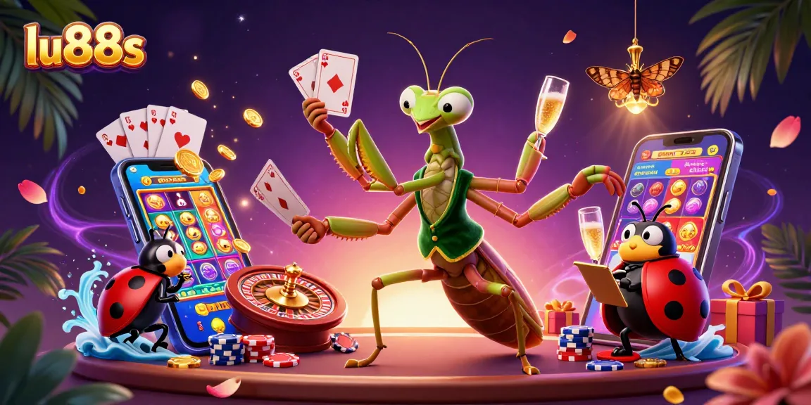 Experience thrilling gameplay on lu88s with unique characters and vibrant casino elements.