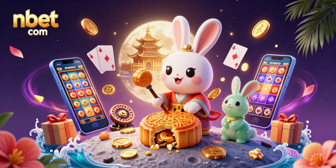 Spin the reels and win at nbet com with the enchanting moon rabbit and abundant casino elements.