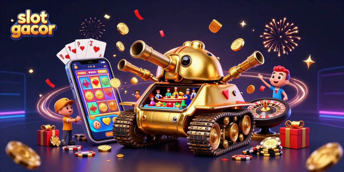 Enjoy vibrant slot gacor adventures with an exciting 3D casino illustration featuring dynamic elements.